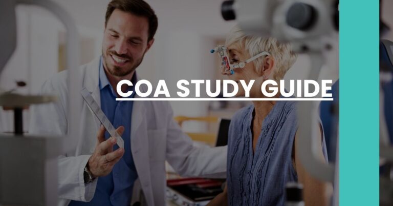 COA Study Guide Feature Image